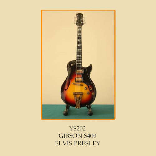 Miniature Guitar Rock star Elvis Presley Gibson Guitar